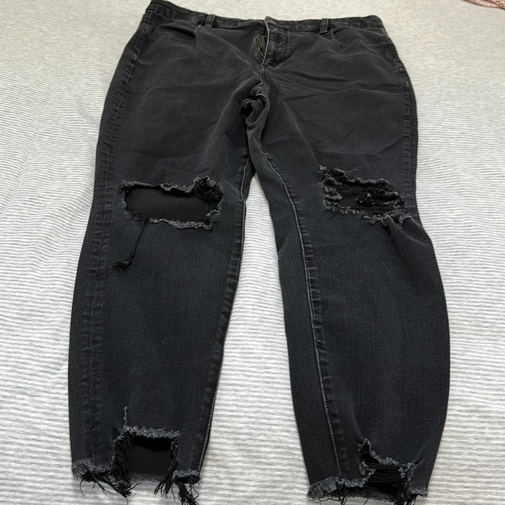 AE black jeggings